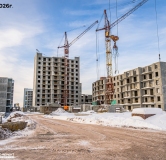 Ход строительства дома 11 в ЖК Родные росы -