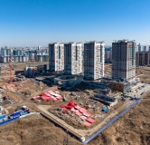 Ход строительства дома 2, 4 этап в ЖК Чижи -