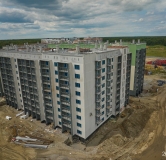 Ход строительства дома 6 в ЖК Шишкин -