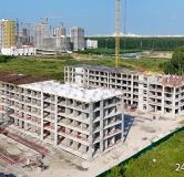 Ход строительства дома 34 (ГП-2) в ЖК Скандиа. Квартал у Леса -