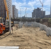Ход строительства дома 1.4 в ЖК Риверсайд (Riverside) -
