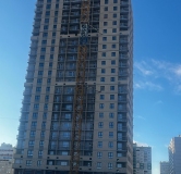 Ход строительства дома 14, секция 2 в ЖК Квартал на Игарской -