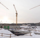 Ход строительства дома 55а, 1.2 этап в ЖК Грин Парк. Новые кварталы -