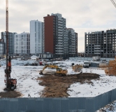 Ход строительства дома № 3, квартал 4 в Макрорайон Амград -