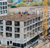 Ход строительства дома № 2.1 в ЖК Мёд -