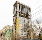 Ход строительства дома 5, секция Б в ЖК Мир Труд Май -