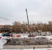 Ход строительства дома 93, корпус 1 в ЖК По ул. Полевая -