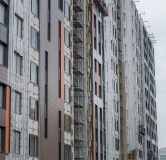 Ход строительства дома 1 в ЖК Life-Лесная -
