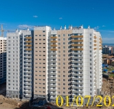 Ход строительства дома 11 в Микрорайон Нанжуль-Солнечный -