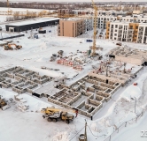 Ход строительства дома 1 (ГП-4) в ЖК Ритмы -
