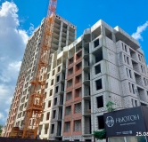 Ход строительства дома 11а в ЖК Ньютон -