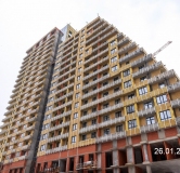 Ход строительства дома 1 в ЖК Scala City -