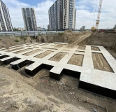 Ход строительства дома 13 в ЖК Квартал на Игарской -