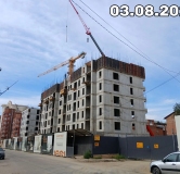 Ход строительства дома 1 в ЖК 1661 -
