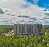 Ход строительства дома 4 в ЖК Конфетти -
