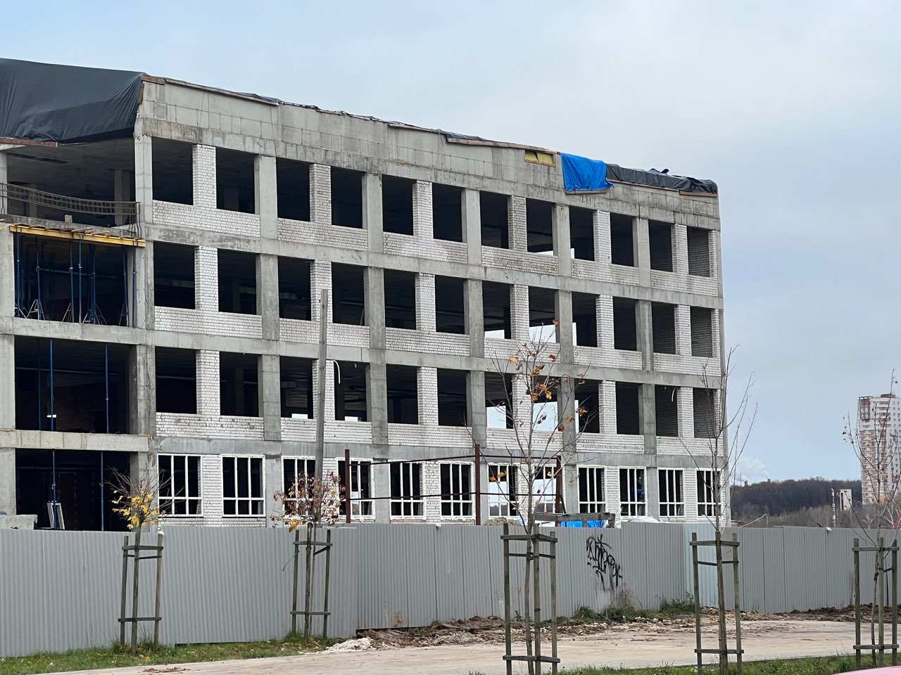 Школу в нижегородском ЖК «Новая Кузнечиха» планируется достроить в июне 2023 года - фото 1