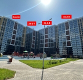 Ход строительства дома 34-2-6, 34-2-7 в ЖК Новое Побережье -