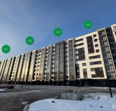 Ход строительства дома 9, секция 9.1, 9.2 в ЖК Авиатоr -