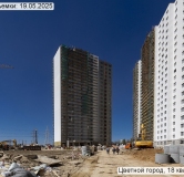 Ход строительства дома 132, корпус 216.1 в ЖК Цветной Город -