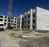 Ход строительства дома 1,2 в ЖК Артель -