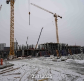 Ход строительства дома 1827 (ГП-75) в ЖК Беринг -
