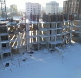 Ход строительства дома 29 (ГП-1) в ЖД Рассвет -