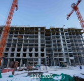 Ход строительства дома 6 к2, ГП-12 (2 этап) в ЖК Айвазовский City -