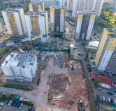 Ход строительства дома 12.2 в ЖК Курчатова -