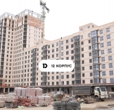 Ход строительства дома Литер 12, уч. 894 в ЖК Парк Победы 2 -