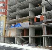 Ход строительства дома секция 18,19 в ЖК Ельцовский -