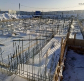 Ход строительства дома 5 в ЖК Крылья -