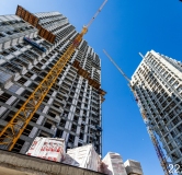 Ход строительства дома № 40, корпус 1.1.5 (Благовещенские башни) в СТАТУС на Черниговской от GloraX -