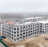Ход строительства дома № 11 (ГП-5), этап 11 в ЖК Скандиа. Квартал у озера -