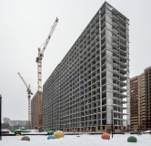 Ход строительства дома 9 в ЖК Новые Горизонты -