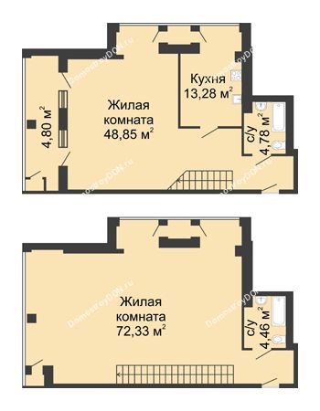 1 комнатная квартира 146,79 м² - ЖК Rems Residence (Ремс Резиденс)