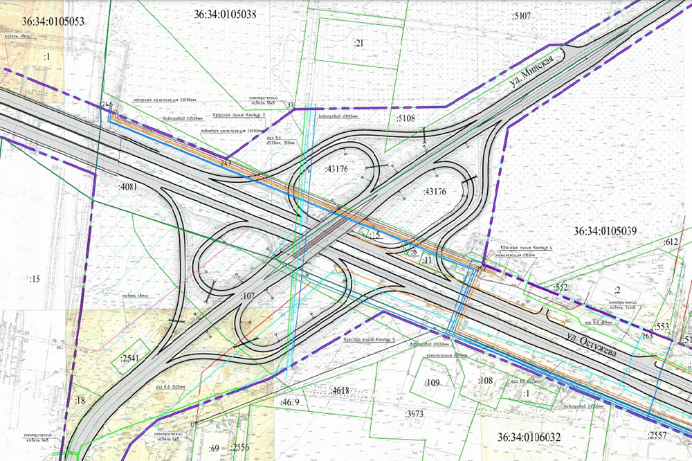 Общественные слушания по проекту Остужевской развязки пройдут 1-13 июня в Воронеже