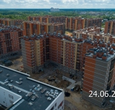 Ход строительства дома 36 в ЖК Новое Колпино -