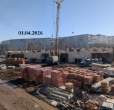 Ход строительства дома 1 в ЖК По пр. Чулман -