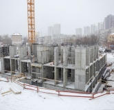 Ход строительства дома 2 в ЖК Азина 16 -