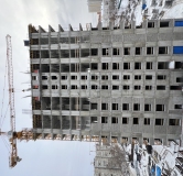 Ход строительства дома 23 в ЖК Северное Сияние -