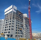 Ход строительства дома 5 в ЖК Синица. Сезоны -