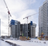 Ход строительства дома 1 в ЖД Библиотечная 41 -