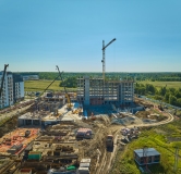 Ход строительства дома 14 в ЖК Город L-Town -