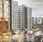 Ход строительства дома Позиция 14 в ЖК Бабяково -