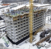 Ход строительства дома 3 в ЖК Комсомольский -