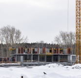 Ход строительства дома 1 в ЖК Сибирский Сад -