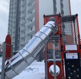 Ход строительства дома 1, секция 1, 2 в ЖК Знаменский -