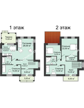 5 комнатная квартира 172,97 м² в КП Щепкин Союз, дом Тип 9, 172.97 м²