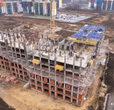 Ход строительства дома 1б в ЖК Семейный квартал Флагман (Наши Баташи-5) -