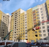 Ход строительства дома 6.2 в ЖК Солнечный -